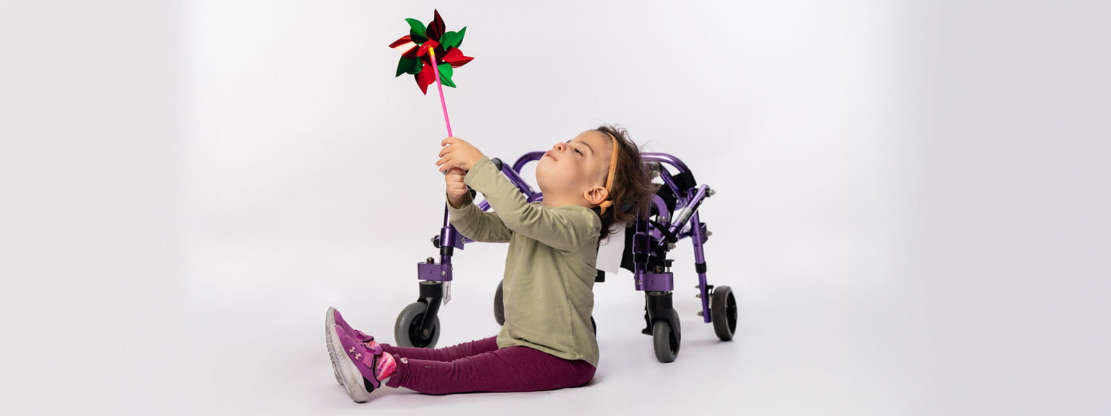 Child sitting on the ground